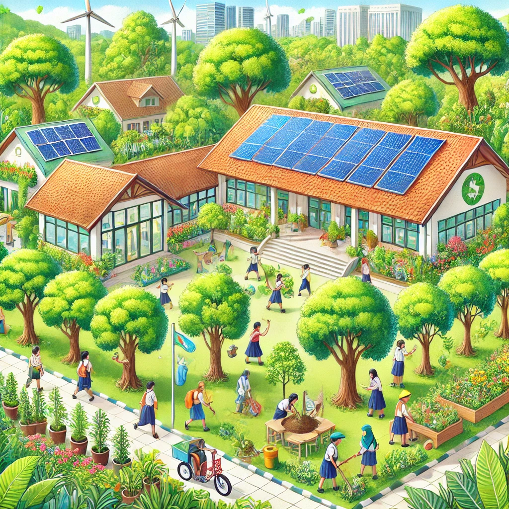 Mewujudkan Lingkungan Sekolah yang Sehat dengan “Green School”